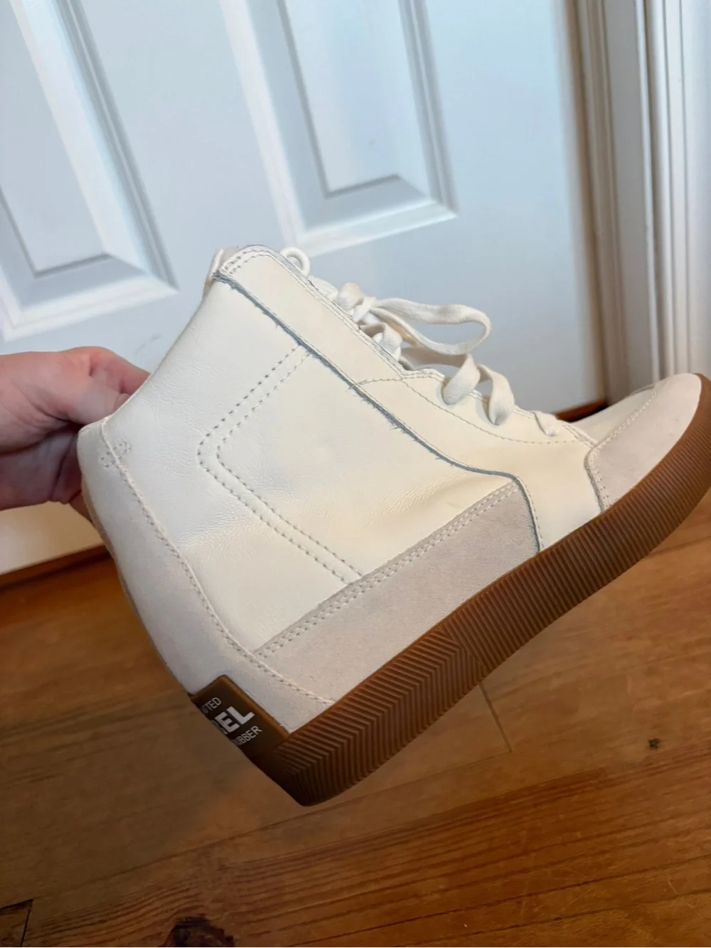 Sorel wedged sneakers